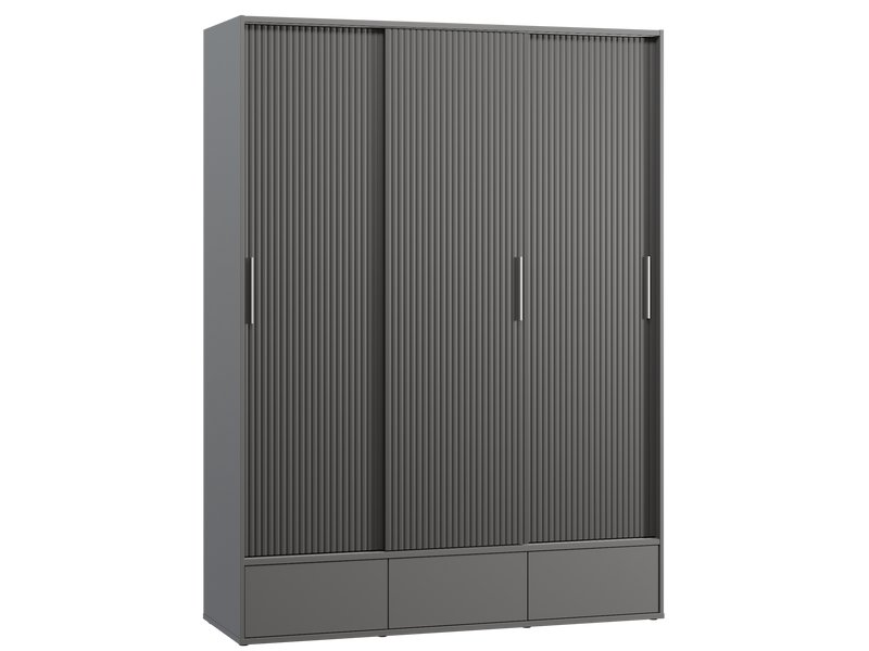 Шкаф-купе Беррингтон 3.1-177x240 Графитовый