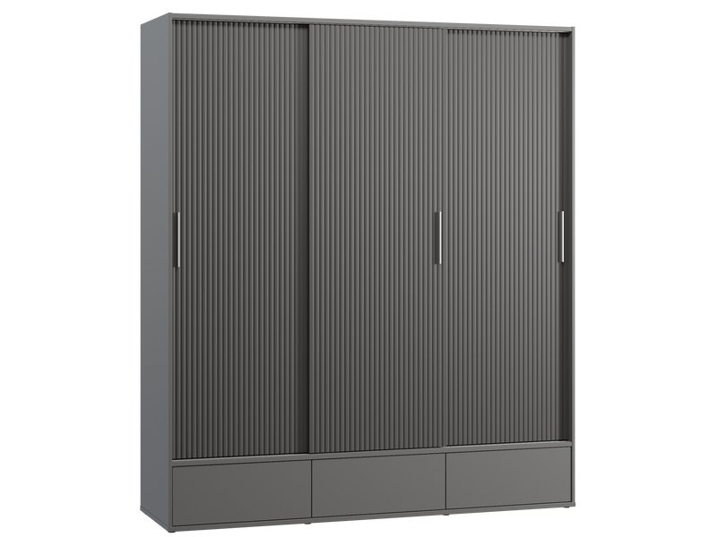 Шкаф-купе Беррингтон 3.1-207x240 Графитовый