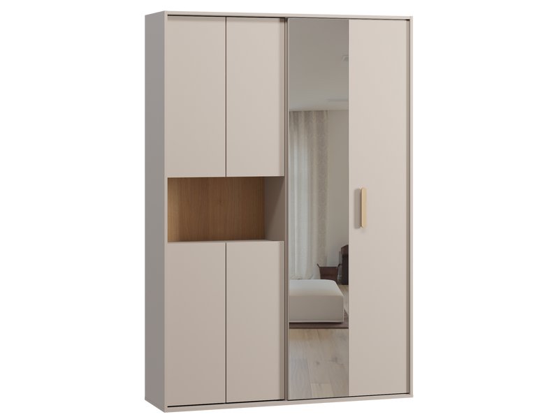 Шкаф-купе Бладвен 3-140x210 Латте